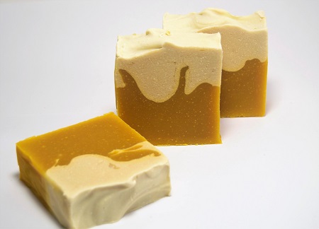 Soap "Goat 's milk, sea buckthorn and honey"