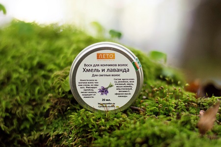 Hair wax "Hop and lavender"