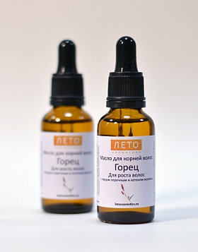 Hair care Oil for hair roots "Gorets" 