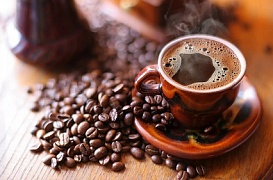Крепкий отвар кофе сорта Arabica